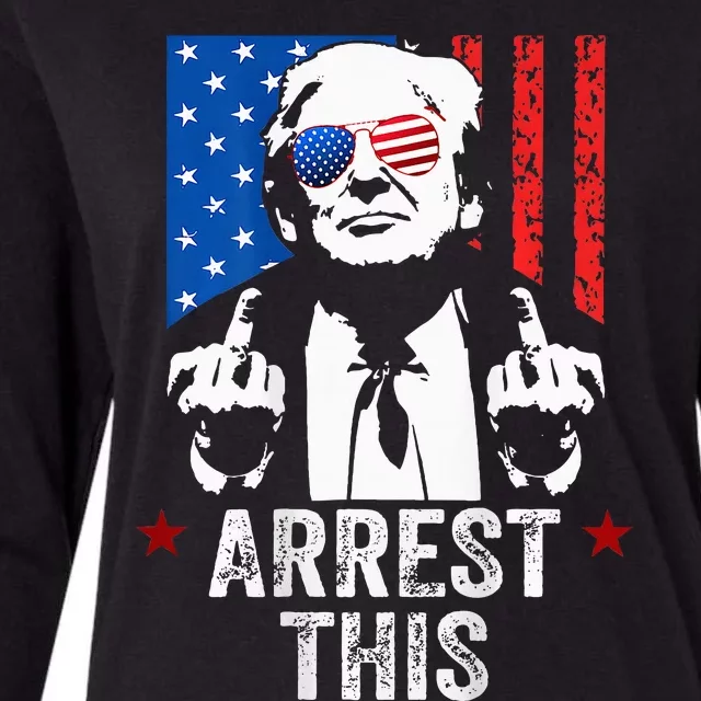 Trump Arrest This Womens Cotton Relaxed Long Sleeve T-Shirt