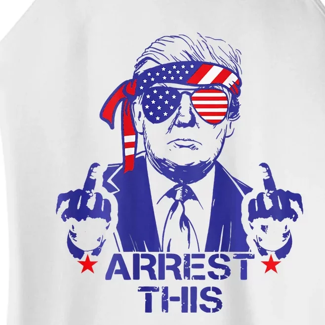 Trump Arrest This Funny Trump 2024 Convicted Felon Women’s Perfect Tri Rocker Tank