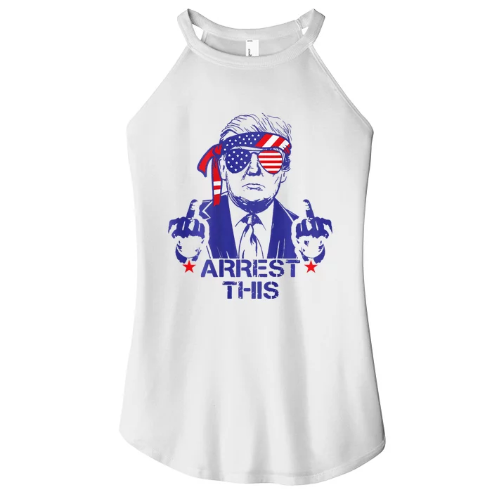 Trump Arrest This Funny Trump 2024 Convicted Felon Women’s Perfect Tri Rocker Tank