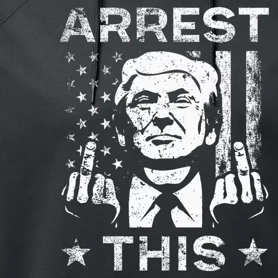 Trump Arrest This Fingers Performance Fleece Hoodie