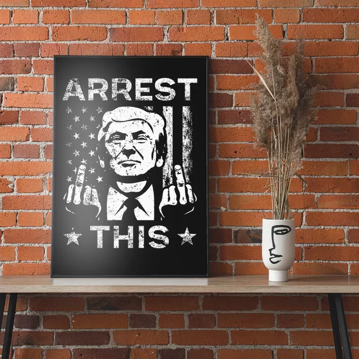 Trump Arrest This Fingers Poster