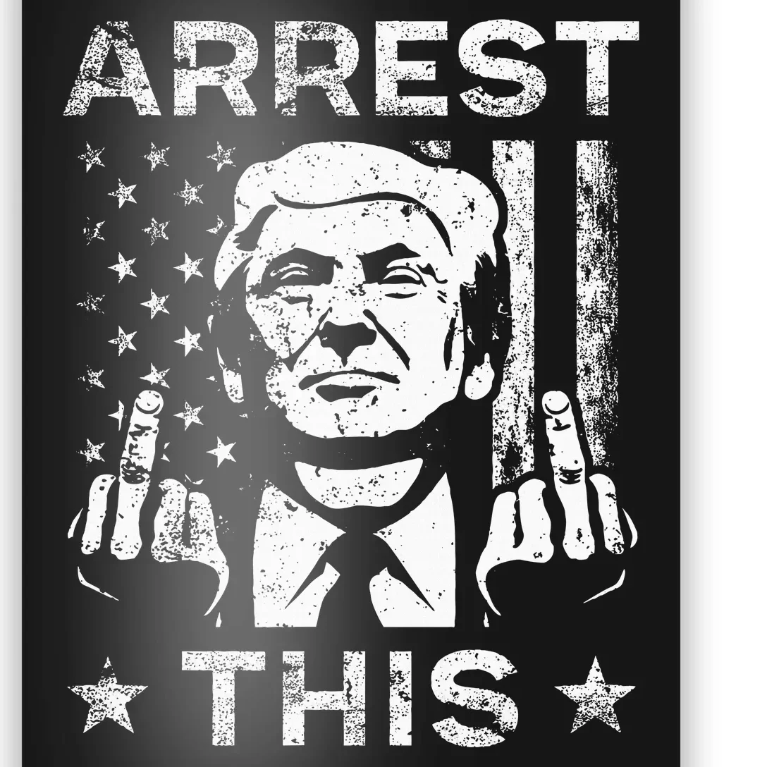 Trump Arrest This Fingers Poster