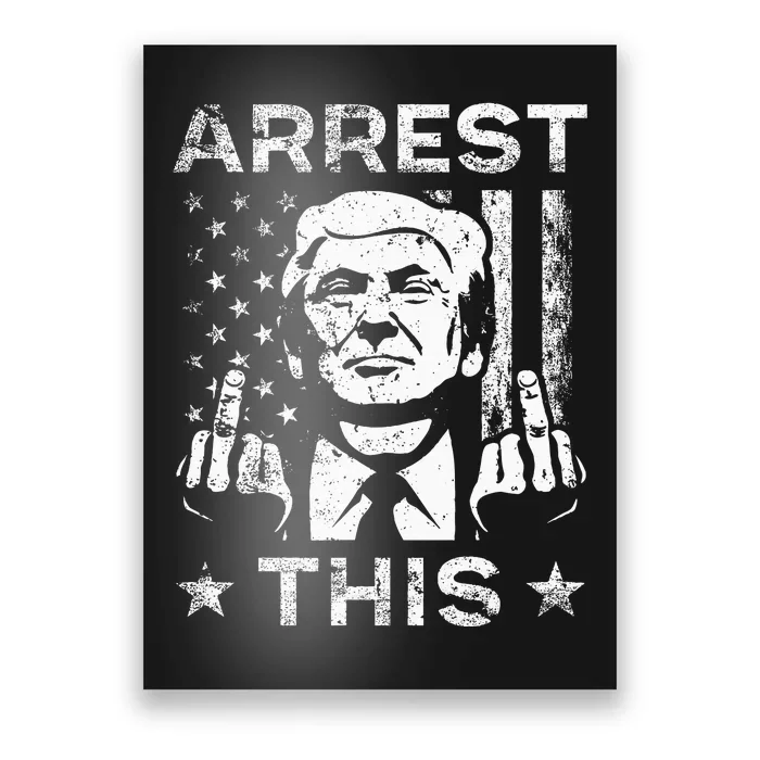 Trump Arrest This Fingers Poster