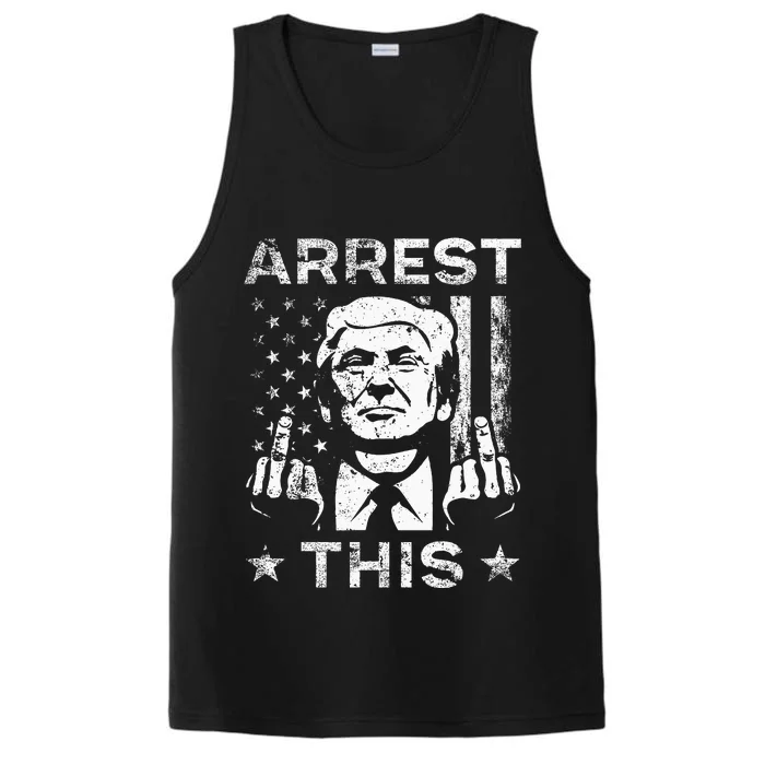 Trump Arrest This Fingers Performance Tank