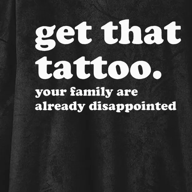 Tattoo Artist Tattoo Lover Tattooist Funny Saying Hooded Wearable Blanket