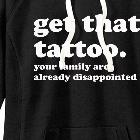 Tattoo Artist Tattoo Lover Tattooist Funny Saying Women's Fleece Hoodie