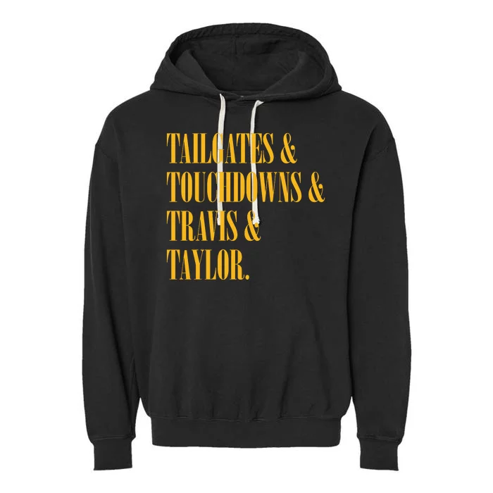 Tailgates And Touchdowns Garment-Dyed Fleece Hoodie