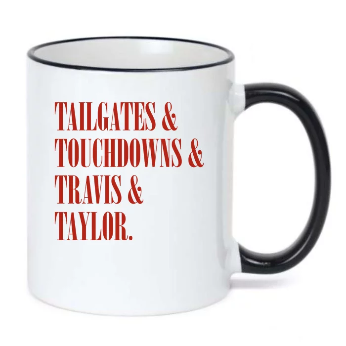 Tailgates And Touchdowns Black Color Changing Mug