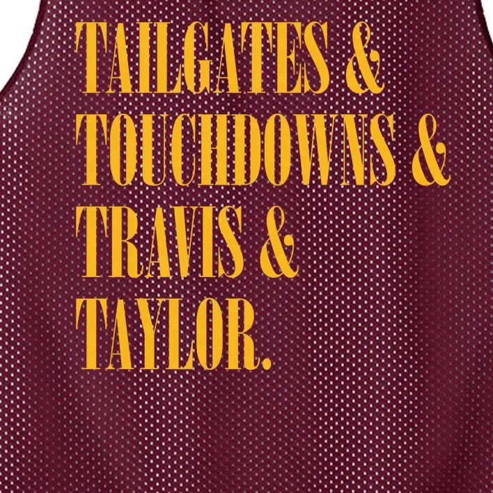 Tailgates And Touchdowns Mesh Reversible Basketball Jersey Tank