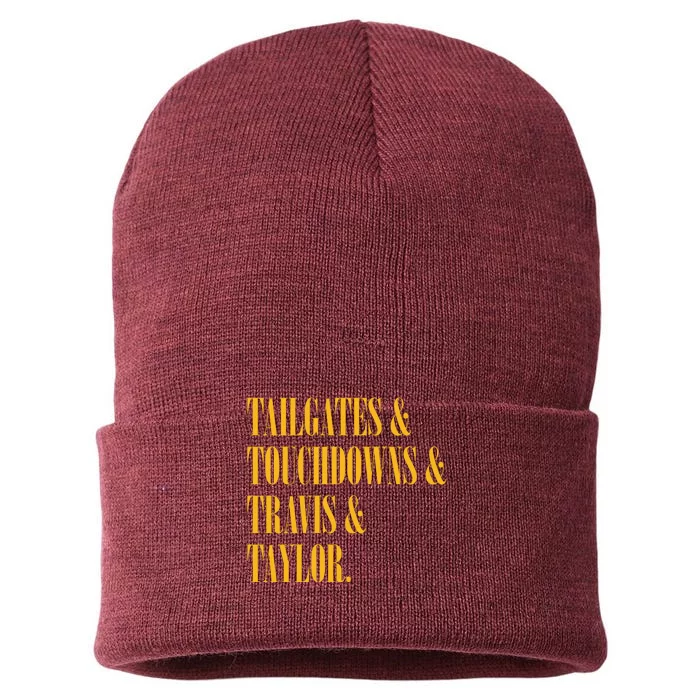 Tailgates And Touchdowns Sustainable Knit Beanie