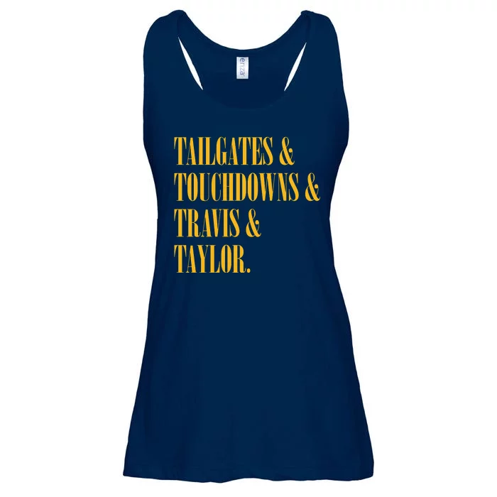 Tailgates And Touchdowns Ladies Essential Flowy Tank