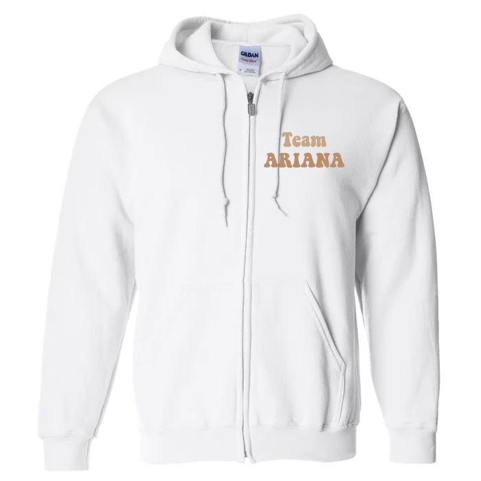 Team Ariana Full Zip Hoodie