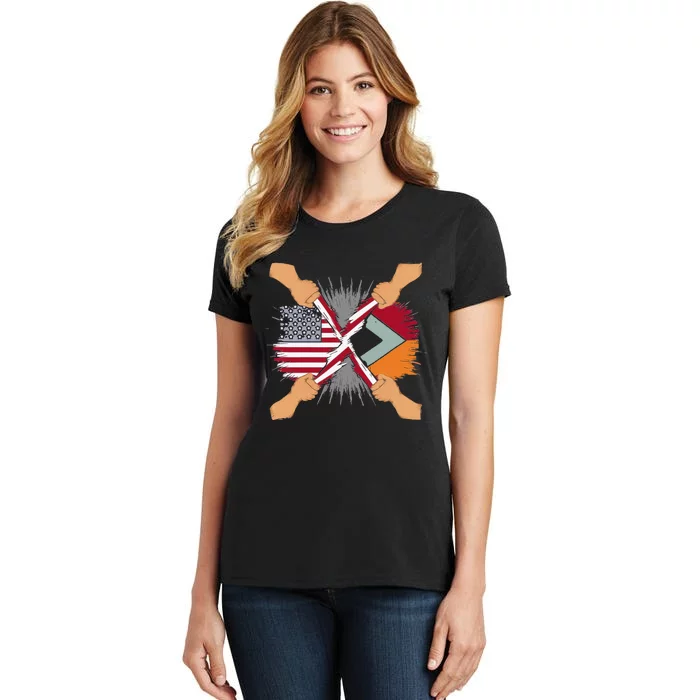 Trinidad And Tobago Blood Inside 4th Of July Women's T-Shirt