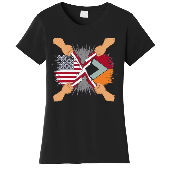 Trinidad And Tobago Blood Inside 4th Of July Women's T-Shirt