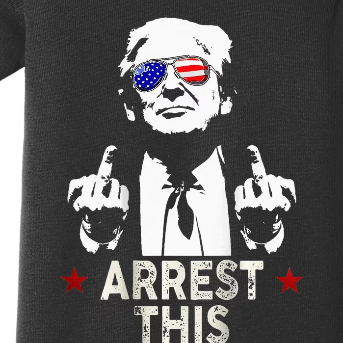 Trump Arrest This 2 Side Baby Bodysuit