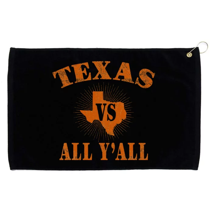 Trending All Texas Vs All YAll Grommeted Golf Towel