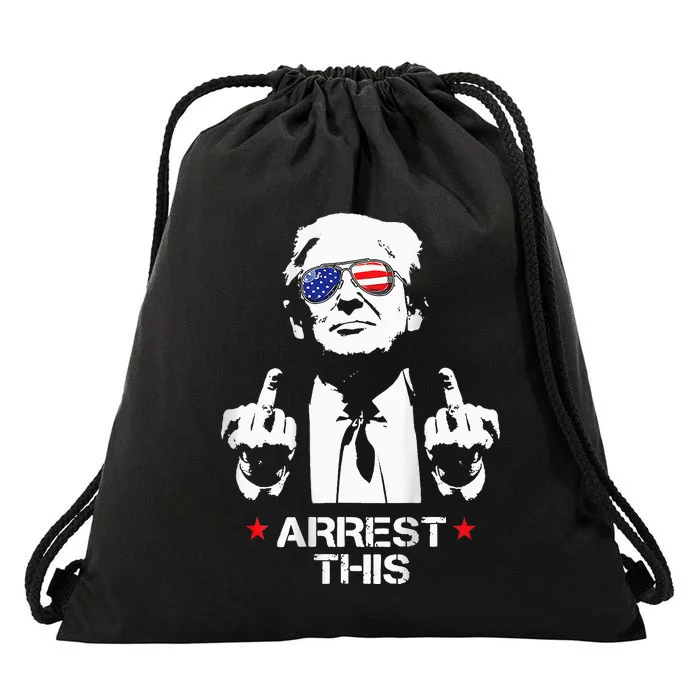 Trump Arrest This 2 Side Drawstring Bag