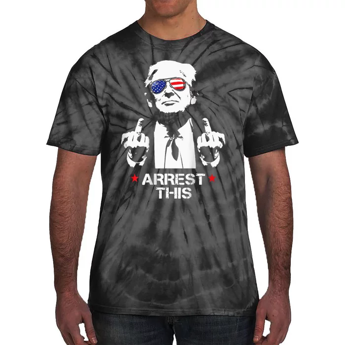 Trump Arrest This 2 Side Tie-Dye T-Shirt