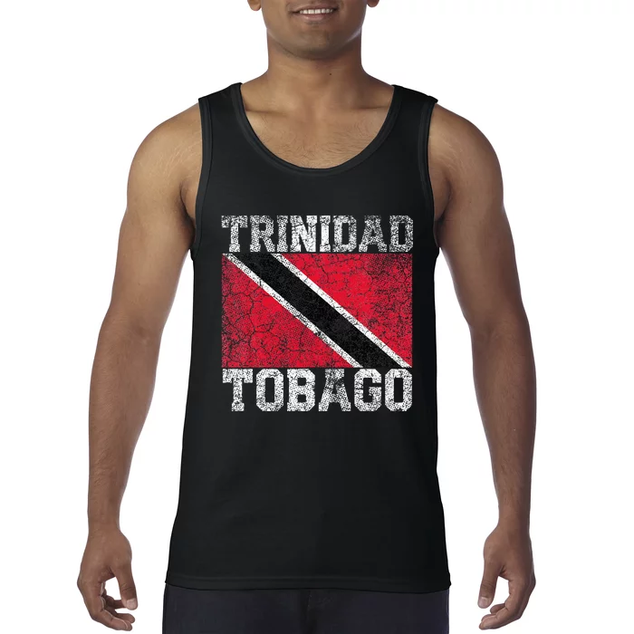 Trinidad And Tobago Flag National Pride Roots Country Family Tank Top