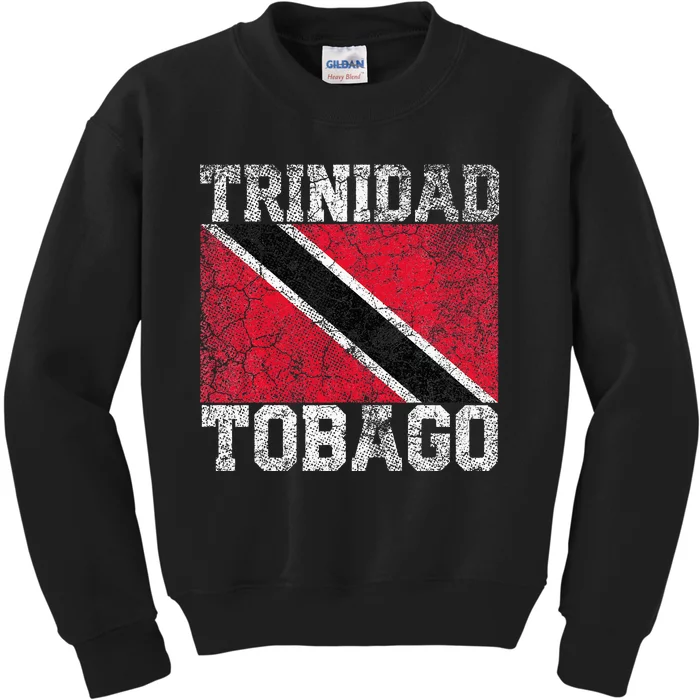 Trinidad And Tobago Flag National Pride Roots Country Family Kids Sweatshirt