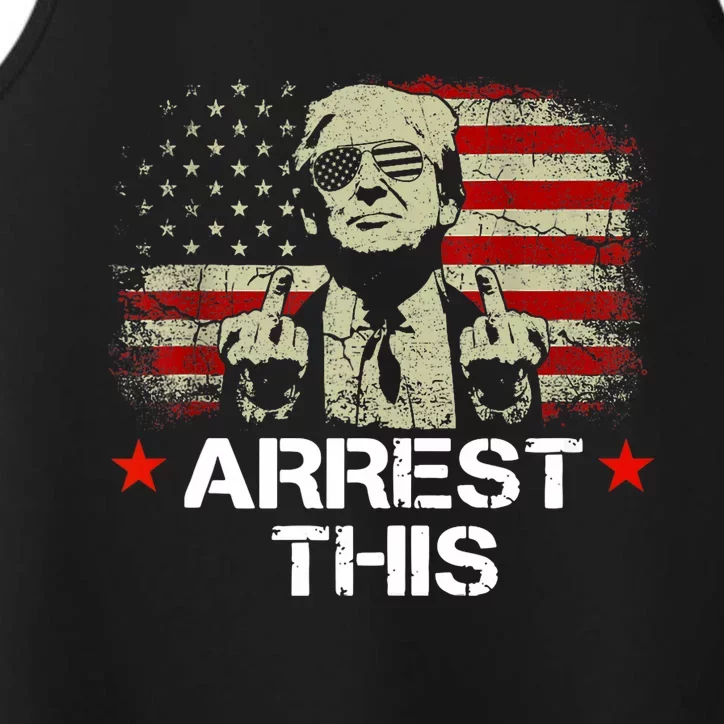 Trump Arrest This Funny Trump 2024 Convicted Felon Performance Tank