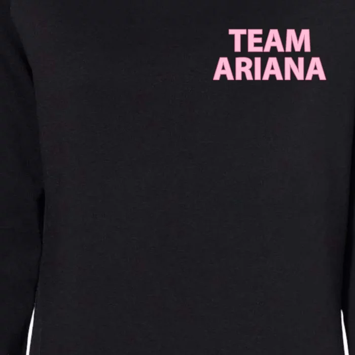 Team Ariana Womens California Wash Sweatshirt