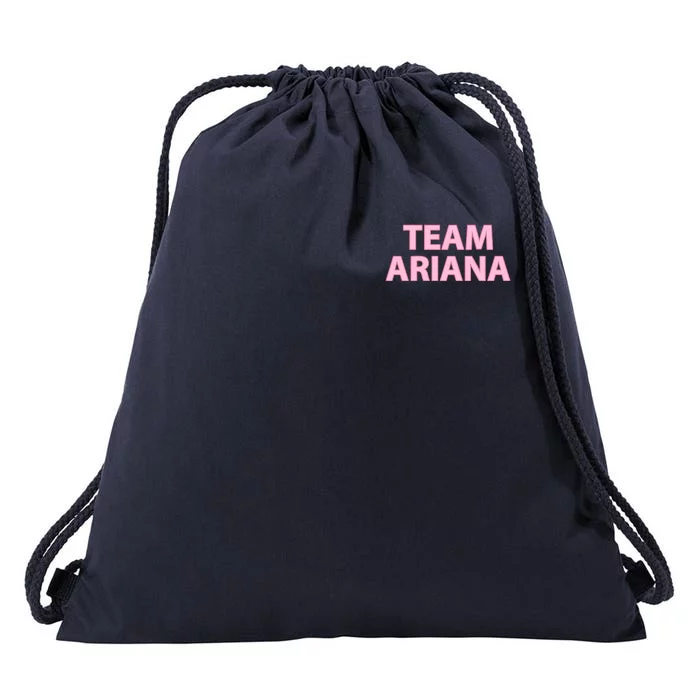 Team Ariana Drawstring Bag