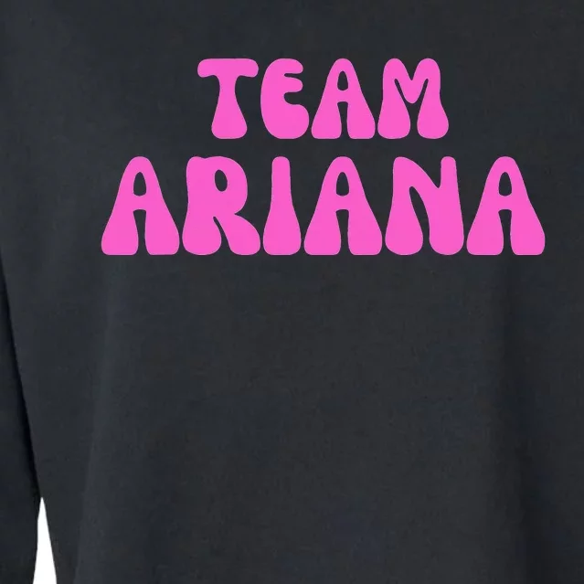 Team Ariana Cropped Pullover Crew