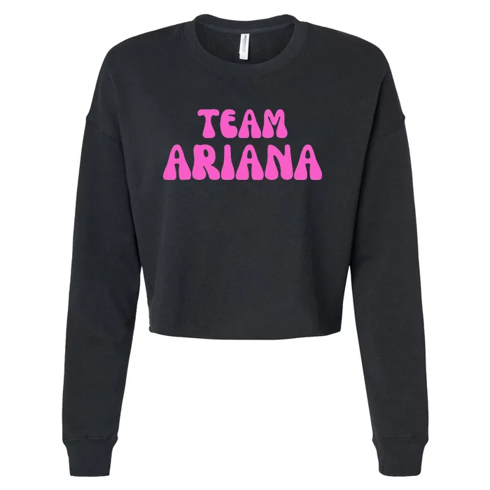 Team Ariana Cropped Pullover Crew