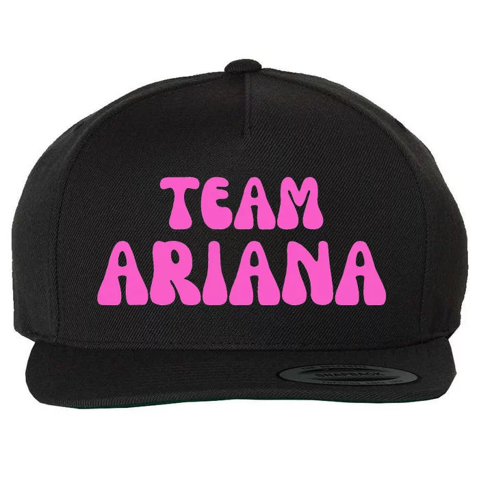 Team Ariana Wool Snapback Cap