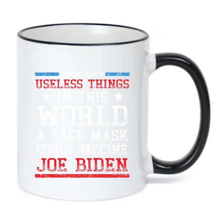 There Are Three Useless Things In This World Funny Biden Great Gift Black Color Changing Mug