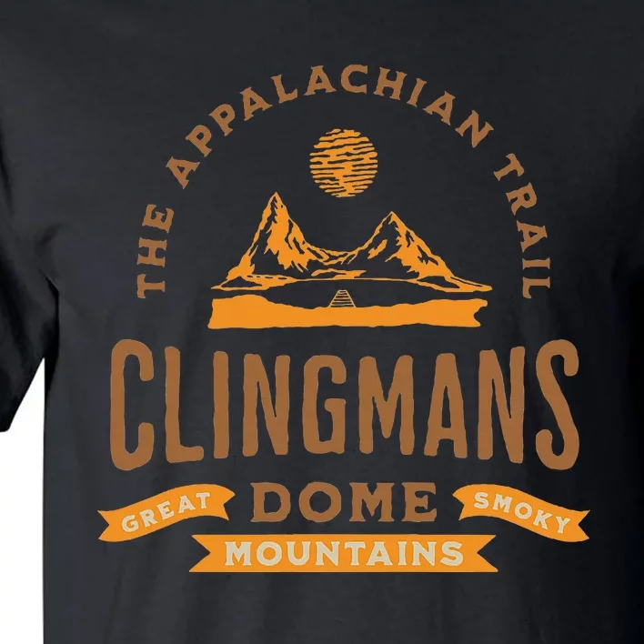 The Appalachian Trail Clingmans Dome Hiking Tall T-Shirt