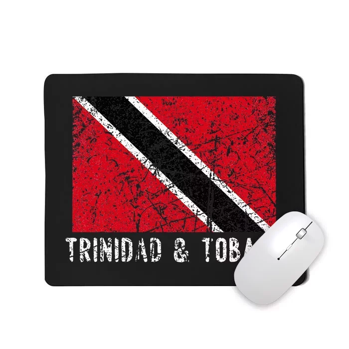 Trinidad And Tobago Distressed Caribbean Mousepad