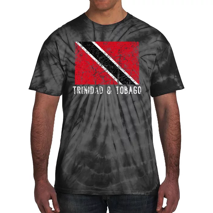 Trinidad And Tobago Distressed Caribbean Tie-Dye T-Shirt