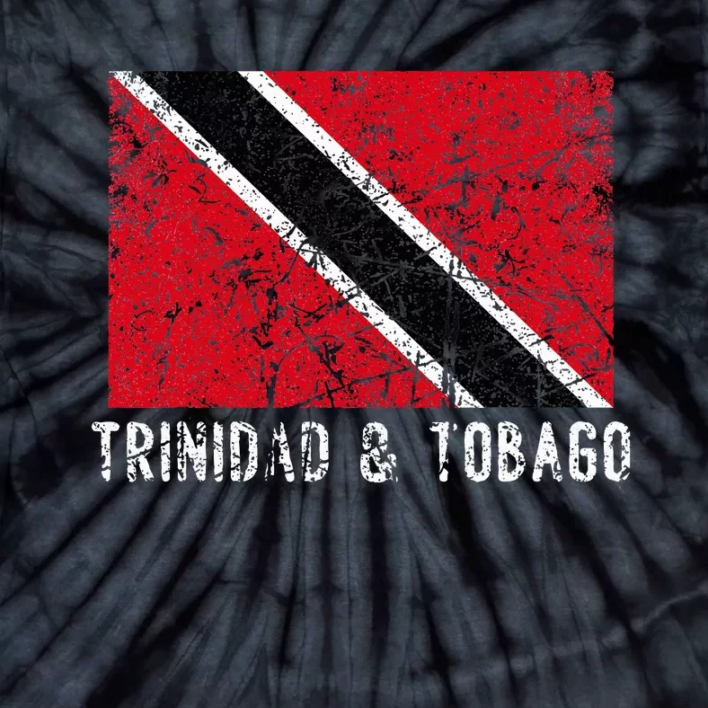 Trinidad And Tobago Distressed Caribbean Tie-Dye T-Shirt