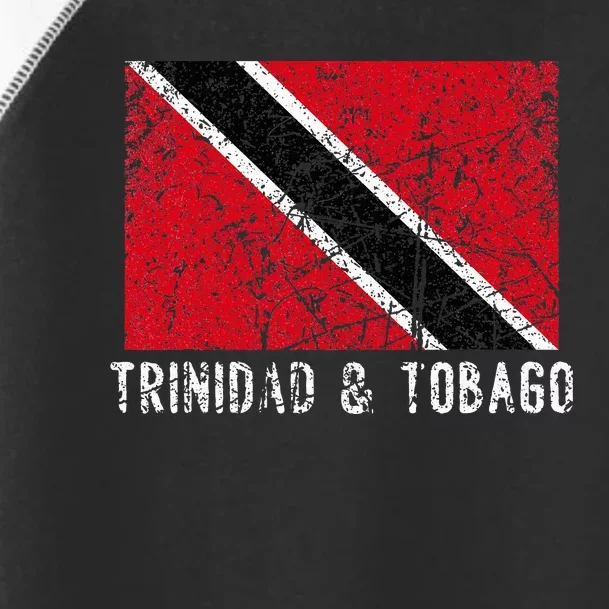 Trinidad And Tobago Distressed Caribbean Toddler Fine Jersey T-Shirt