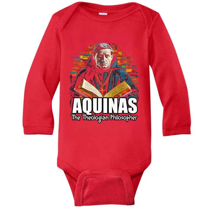 Thomas Aquinas Baby Long Sleeve Bodysuit