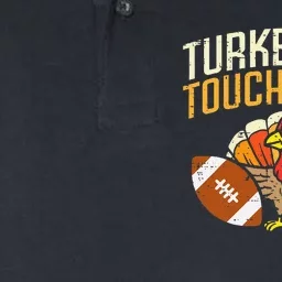 Turkey And Touchdowns American Football Thanksgiving Season Softstyle Adult Sport Polo