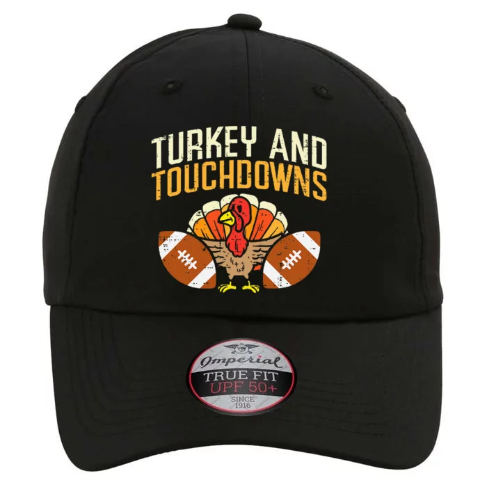 Turkey And Touchdowns American Football Thanksgiving Season The Original Performance Cap