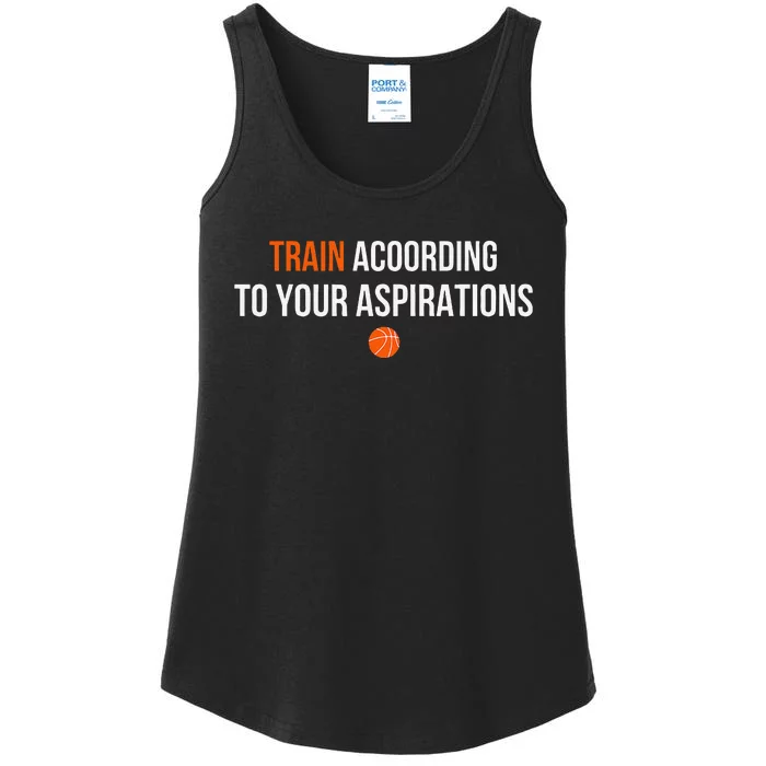 Train According To Your Aspirations Ladies Essential Tank