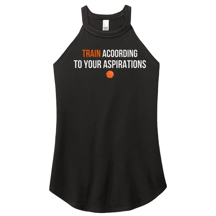 Train According To Your Aspirations Women’s Perfect Tri Rocker Tank