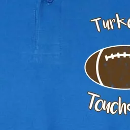 Turkey And Touchdowns It's Leg Day Football Fan Thanksgiving Gift Softstyle Adult Sport Polo