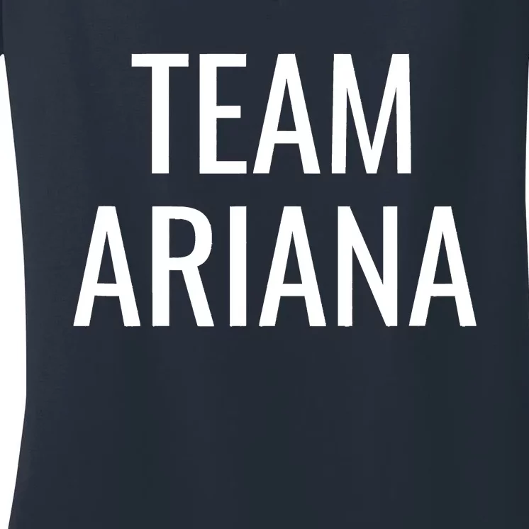 Team Ariana Women's V-Neck T-Shirt