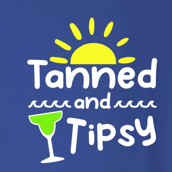 Tanned And Tipsy Sunshine Beach Margarita Meaningful Gift Toddler Long Sleeve Shirt