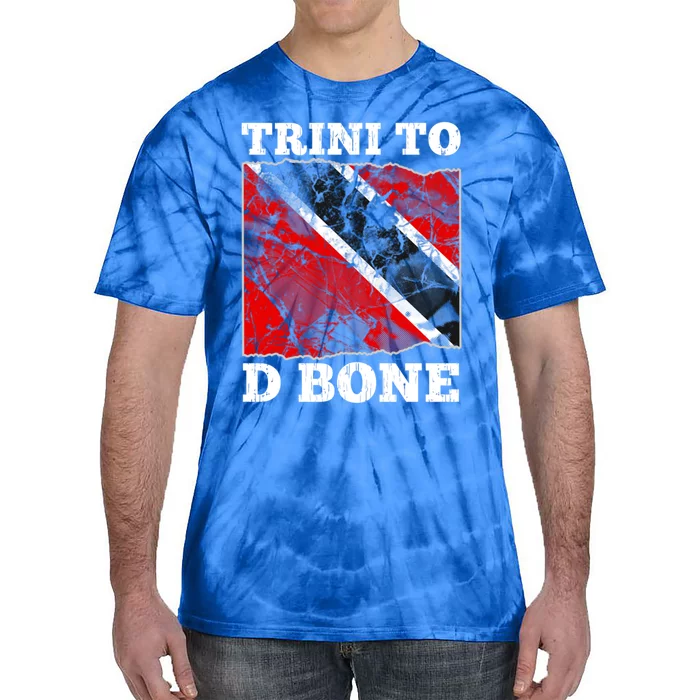 Trinidad And Tobago Flaggift Trini To D Bone Great Gift Tie-Dye T-Shirt