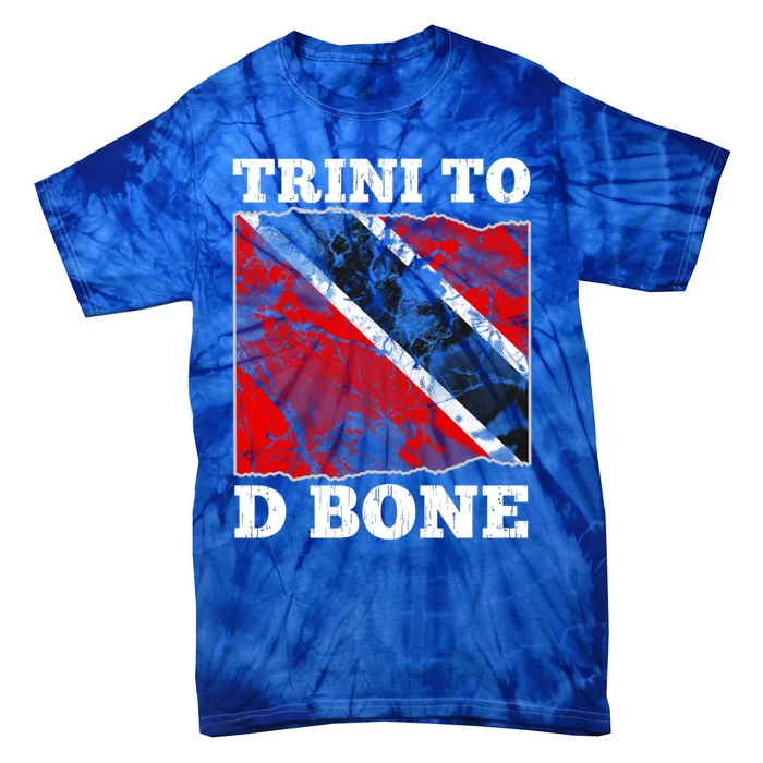 Trinidad And Tobago Flaggift Trini To D Bone Great Gift Tie-Dye T-Shirt