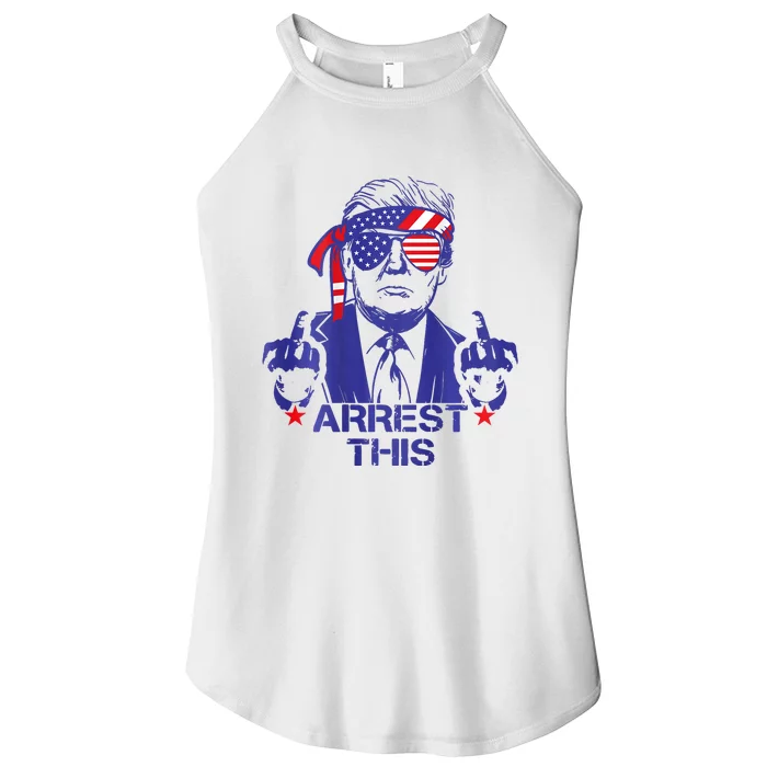 Trump Arrest This Funny Trump 2024 Convicted Felon Women’s Perfect Tri Rocker Tank