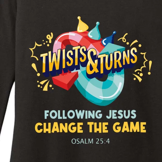 Twists And Turns VBS Follow Jesus Change The Games Womens CVC Long Sleeve Shirt