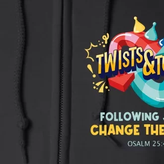 Twists And Turns VBS Follow Jesus Change The Games Full Zip Hoodie