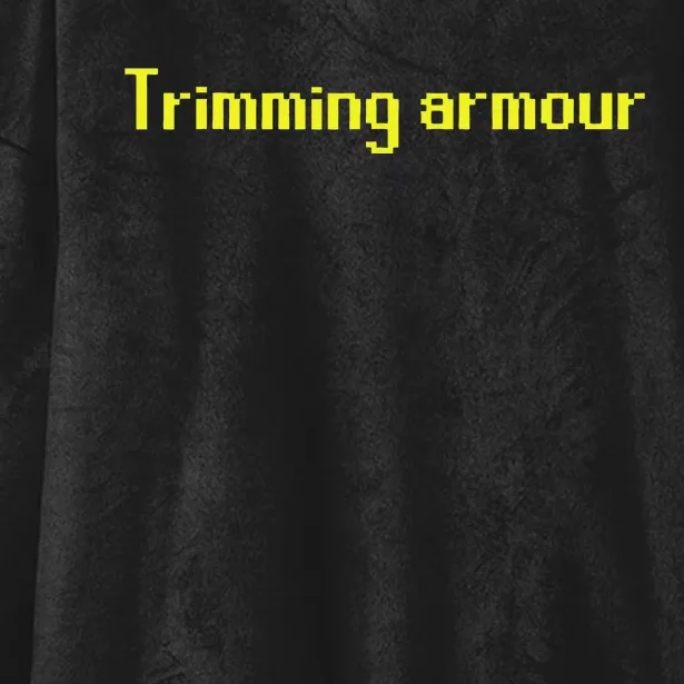 Trimming Armour Hooded Wearable Blanket